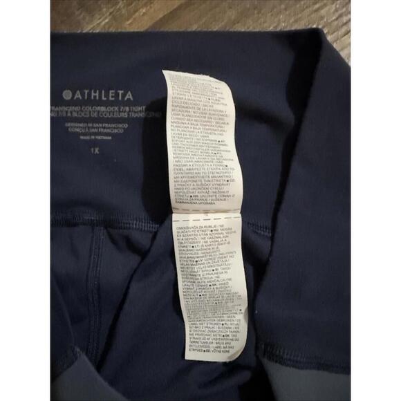 Athleta Transcend 7/8 Tight Legging Athleisure Gym Active Yoga 1X - Picture 13 of 15